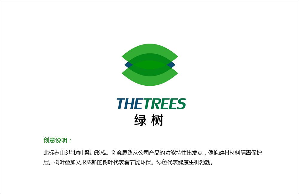 綠樹環保標志設計